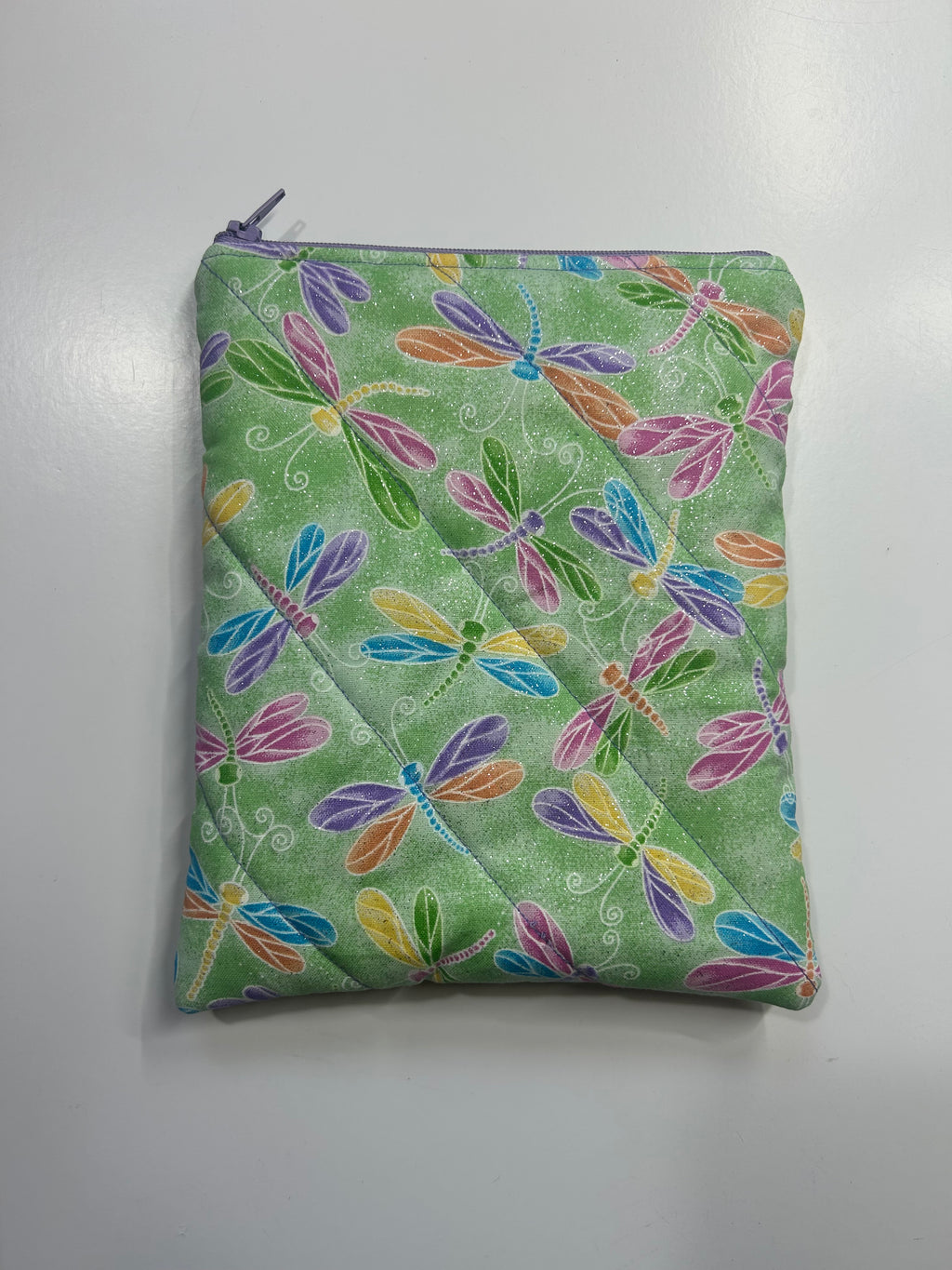 Dragonfly | Handmade Padded E-Reader Sleeve with Zip | Kindle & Kobo Case