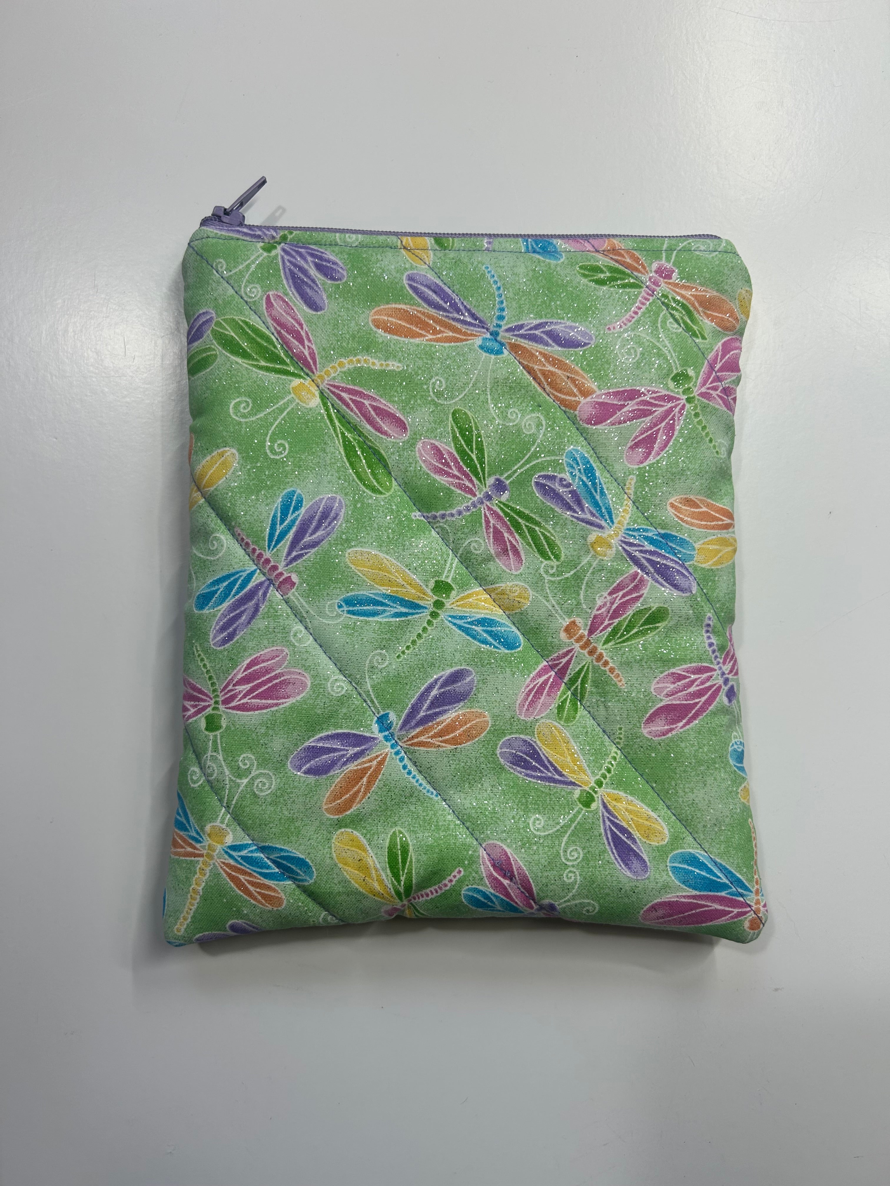 Dragonfly | Handmade Padded E-Reader Sleeve with Zip | Kindle & Kobo Case