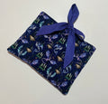 Fantasy Dragons Book/Ipad Sleeve with Purple Lining and Ties