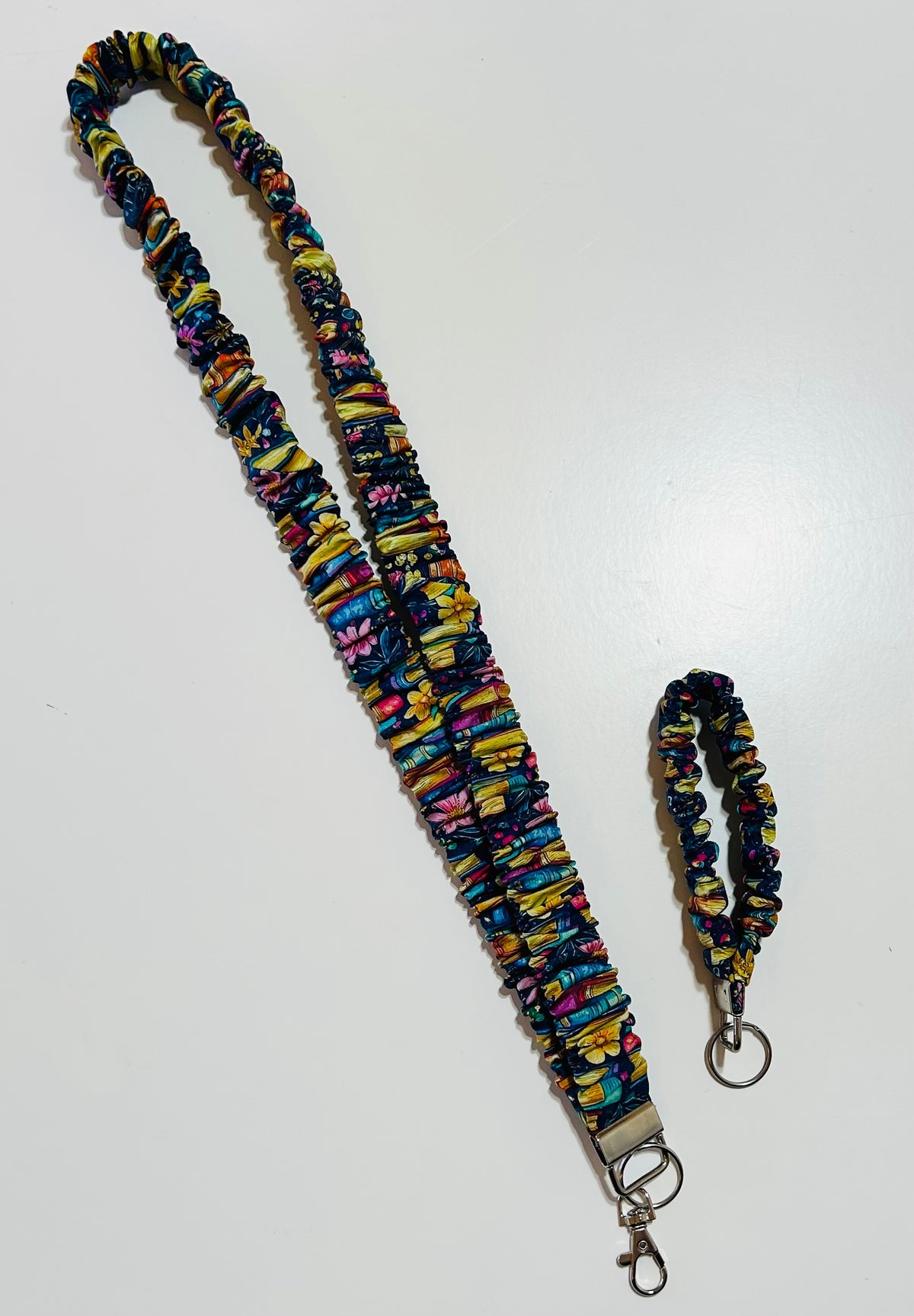 Bookish Scrunchie Lanyard/Keychain