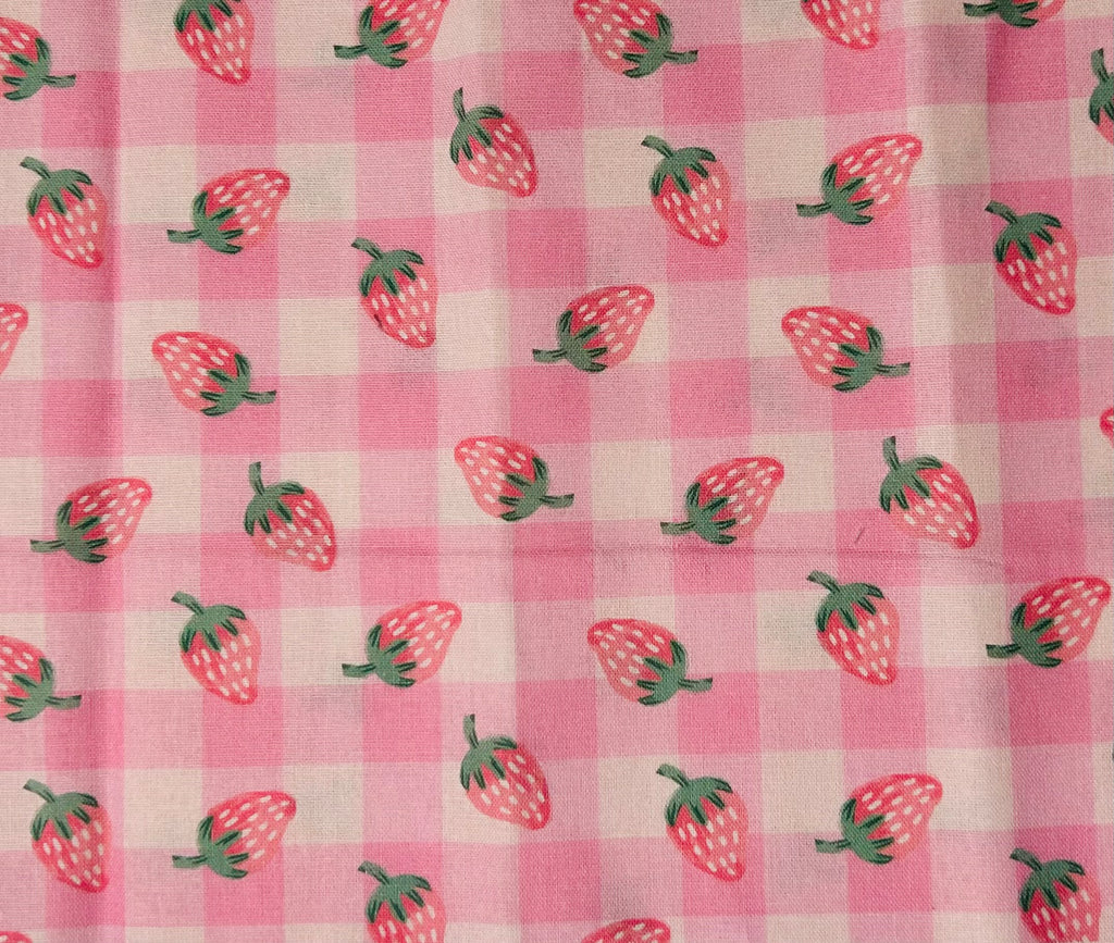 Strawberry Scrunchie Lanyard/Keychain