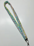 Gingham Scrunchie Lanyard/Keychain