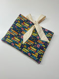 Bookish - Book/Ipad Sleeve with Cream Lining and Ties