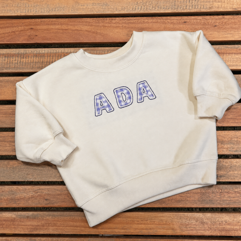 Personalised Children's Name Jumper - Cream