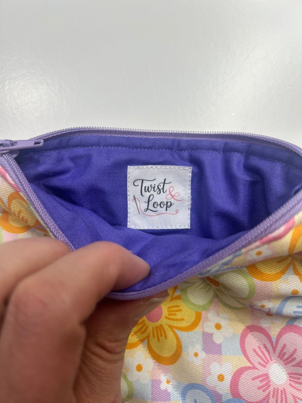 Fun Flowers | Handmade Padded E-Reader Sleeve with Zip | Kindle & Kobo Case