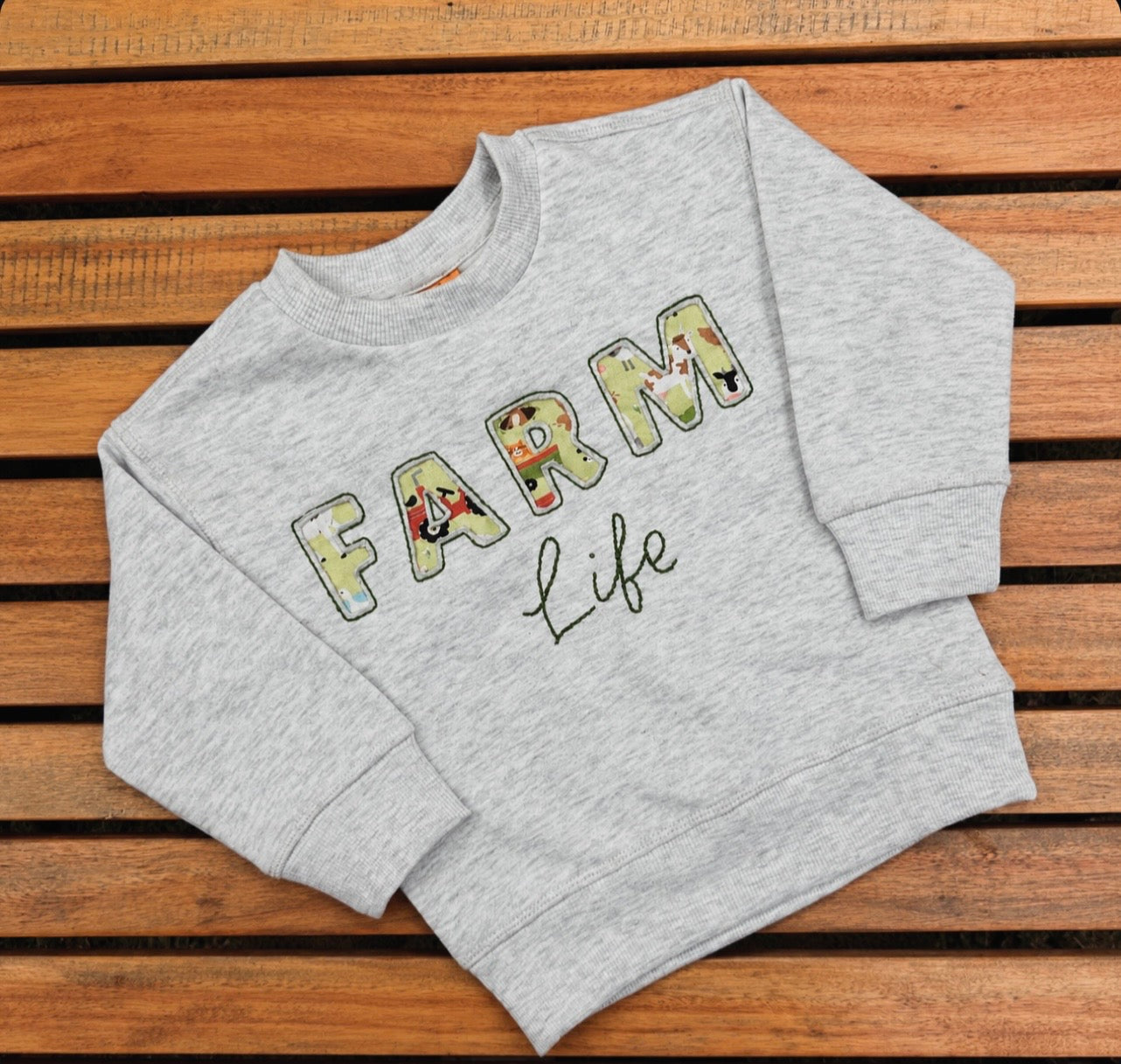 Boys FARM LIFE Embroidered Jumper