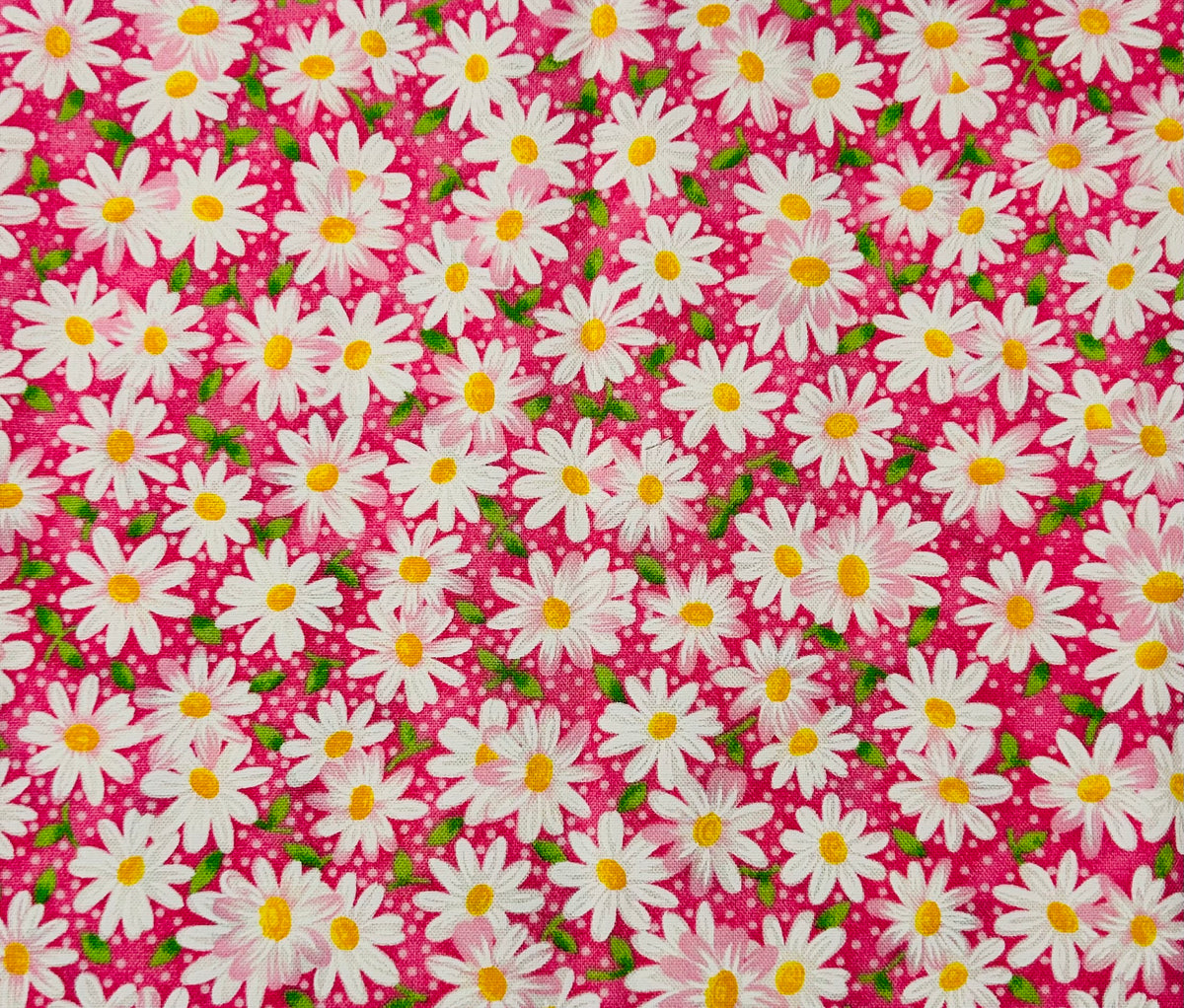 Pink Daisy Scrunchie Lanyard/Keychain
