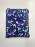 Fantasy Dragons | Handmade Padded E-Reader Sleeve with Zip | Kindle & Kobo Case