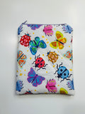 Bugs | Handmade Padded E-Reader Sleeve with Zip | Kindle & Kobo Case