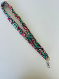Retro Scrunchie Lanyard/Keychain