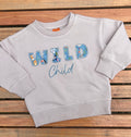 Wild Child Reverse Applique Embroidered Jumper