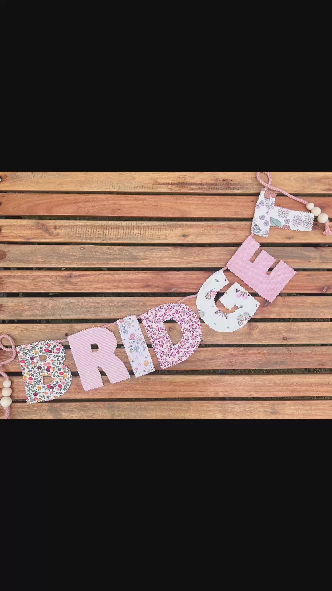 Personalised Name Garland