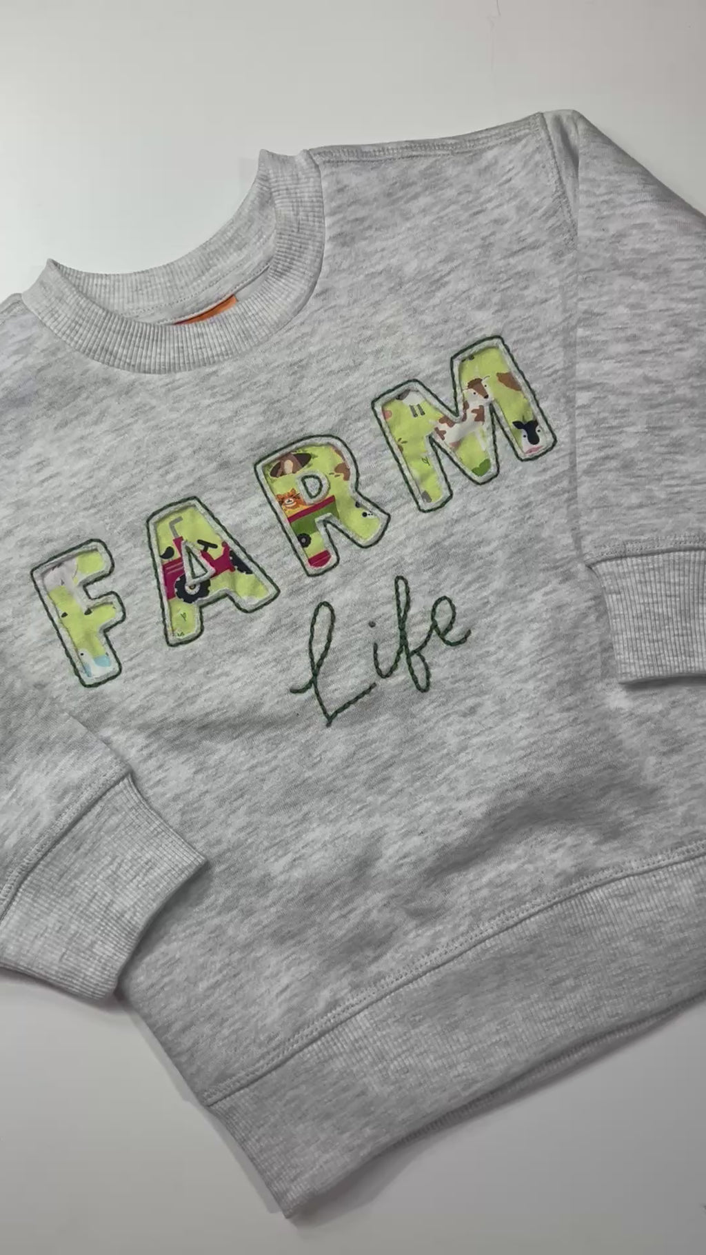 Boys FARM LIFE Embroidered Jumper
