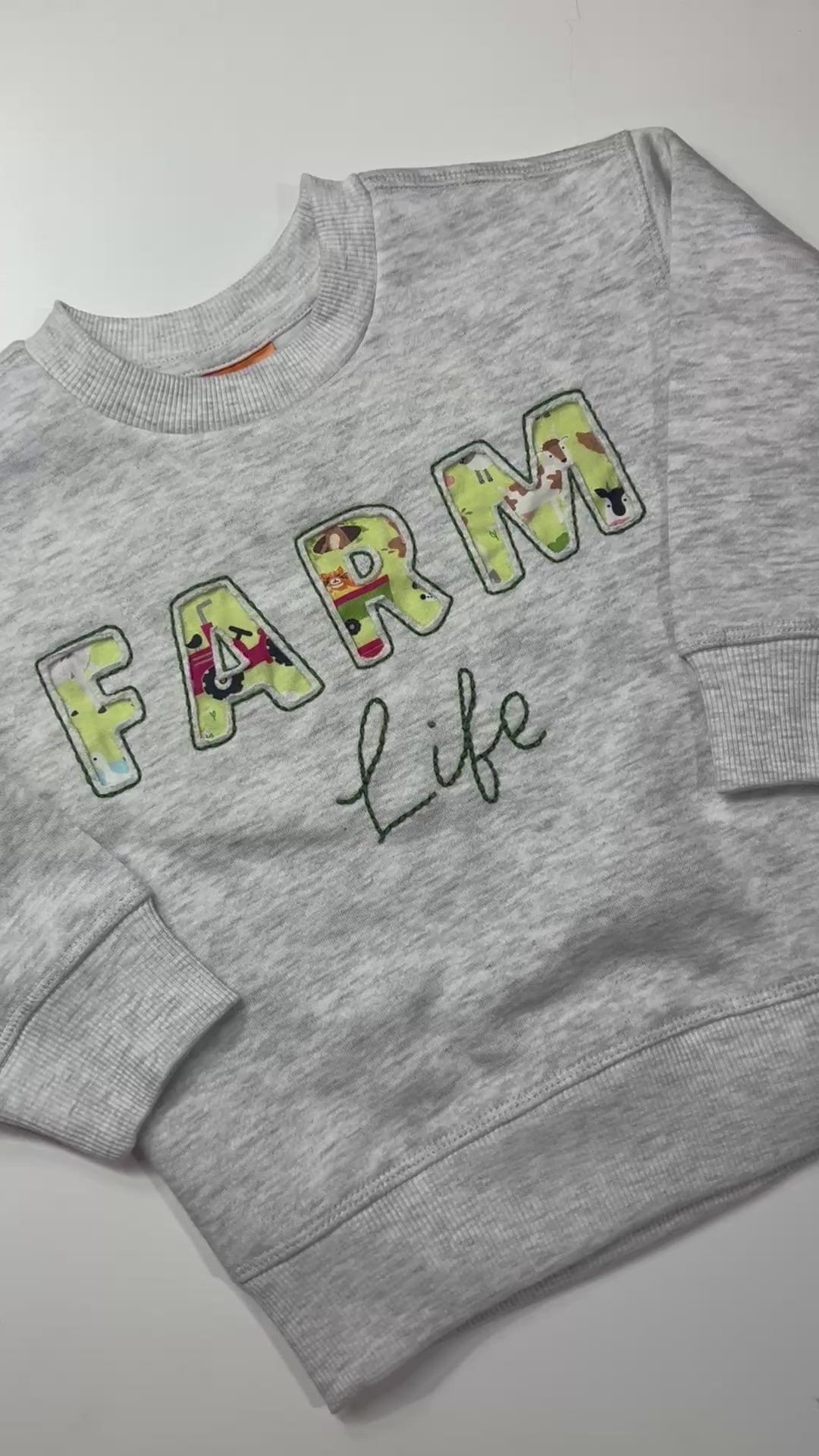 Boys FARM LIFE Embroidered Jumper